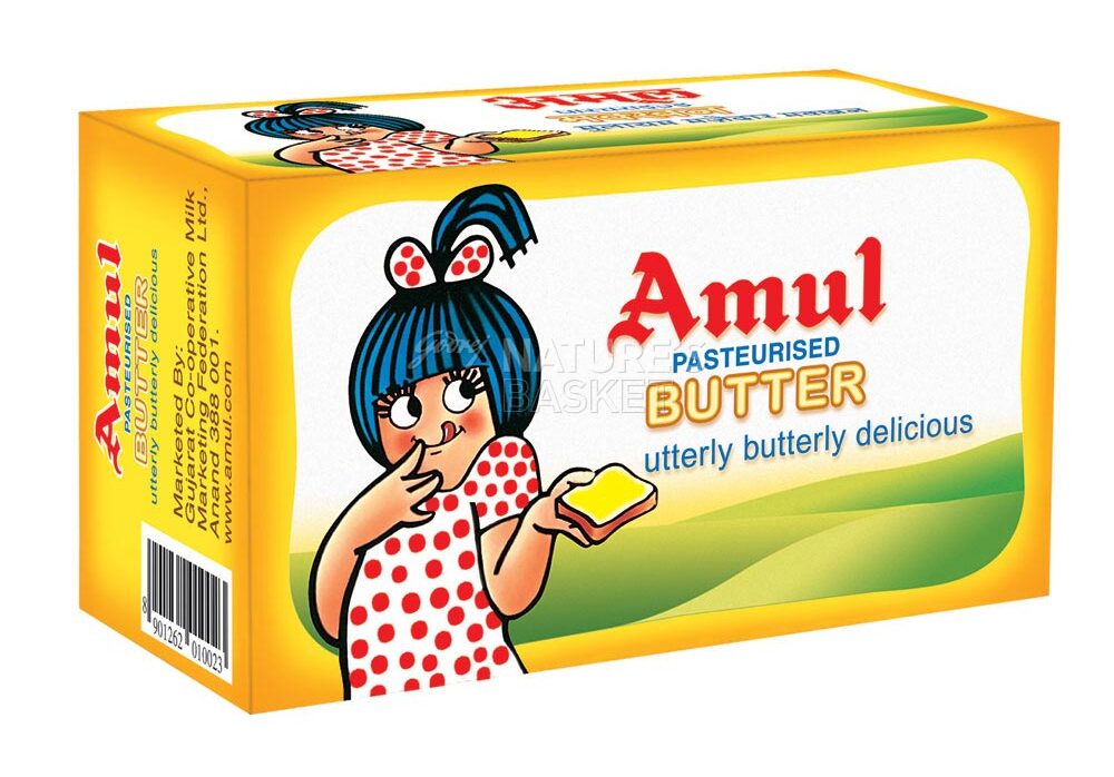 Amul milk carton with the iconic logo, symbolizing quality and freshnes