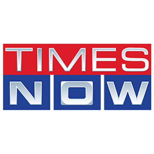 Times Now logo: An English news channel in India known for its high-energy reporting and prominent debates.