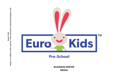 Logo of EuroKids, a leading preschool chain known for its innovative early childhood education and nurturing learning environment.