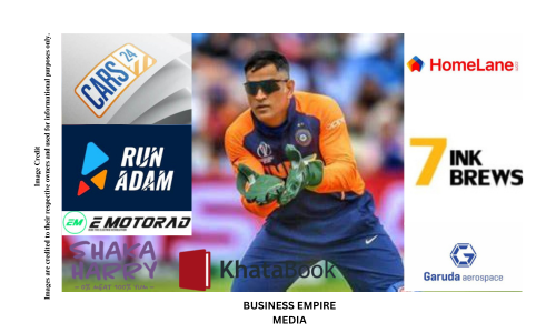 Business Ventures of MS Dhoni: Startup investments, net worth, and brand collaborations highlighted in a comprehensive overview.