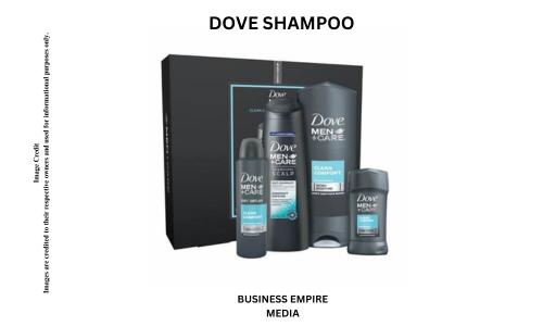 Dove shampoo bottle with a sleek design, promoting strong, healthy hair with nourishing ingredients.