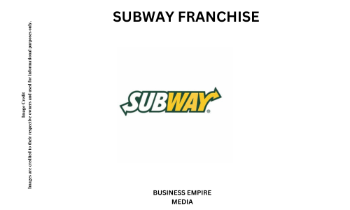 Subway logo with an image of a Subway restaurant showcasing its fresh, customizable sandwiches and salads. 