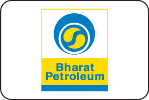 Bharat Petroleum Corporation Limited logo - a leading Indian oil and gas company, featuring a blue and orange color scheme with the brand name 'Bharat Petroleum' prominently displayed.