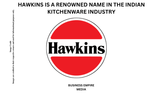 Hawkins kitchenware products, including pressure cookers, cookware sets, and non-stick pans, showcasing their durable construction and innovative design. The image highlights the brand's focus on performance and safety.